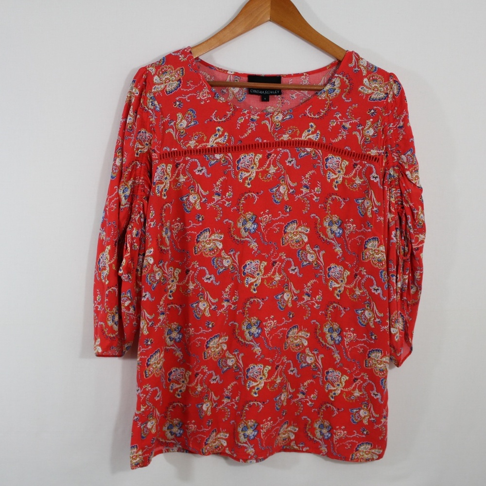 💥⬇️$20 Cynthia Rowley Orange Top